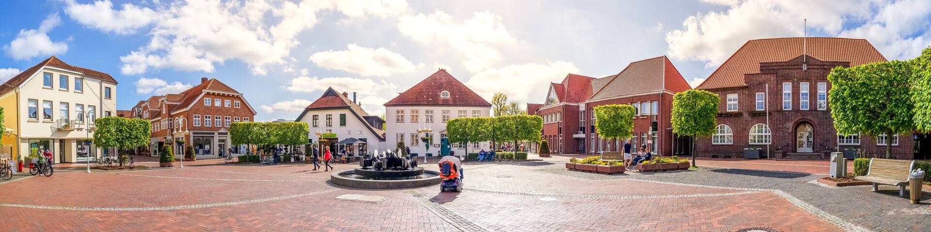 Marktplatz, Westerstede, Niedersachsen, Deutschland