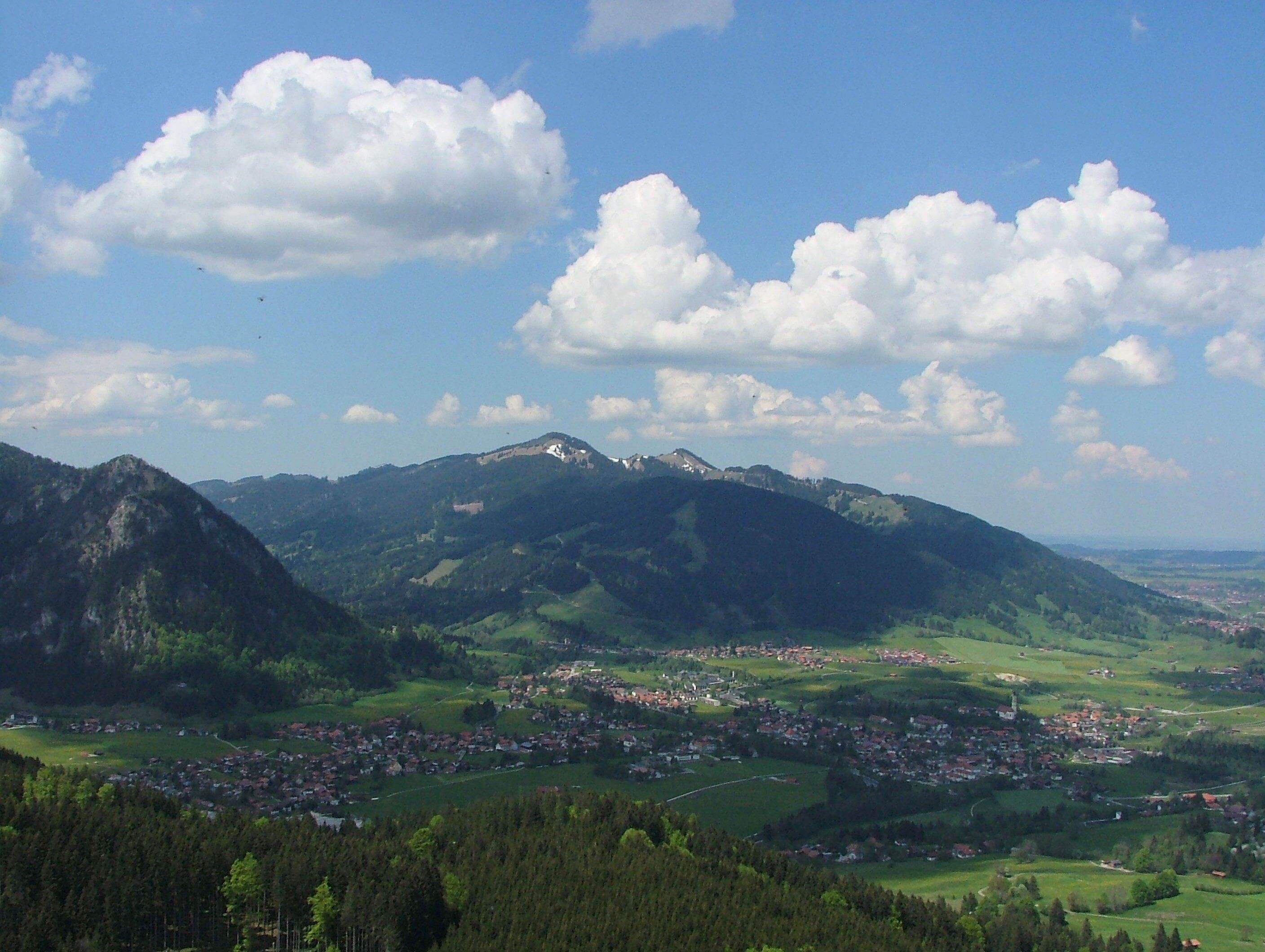 Pfronten Steinach und die Alpspitz
