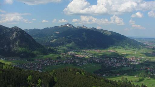 Pfronten Steinach und die Alpspitz