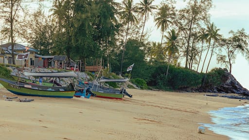 Coastal scenery at Pantai Batu Pelanduk, Dungun, Terengganu, Malaysia