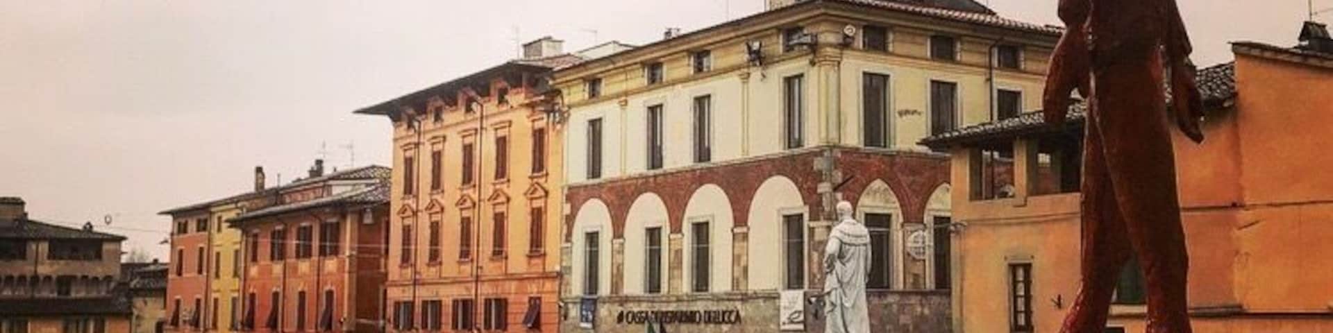 A cute little town 20-30 minutes from Pisa. Worth stopping by if you’re visiting Pisa, especially if you like art and sculpture. They usually have various sculptures on display all over the town, a different artist every few months. This time it was Roberto Bani’s Work.