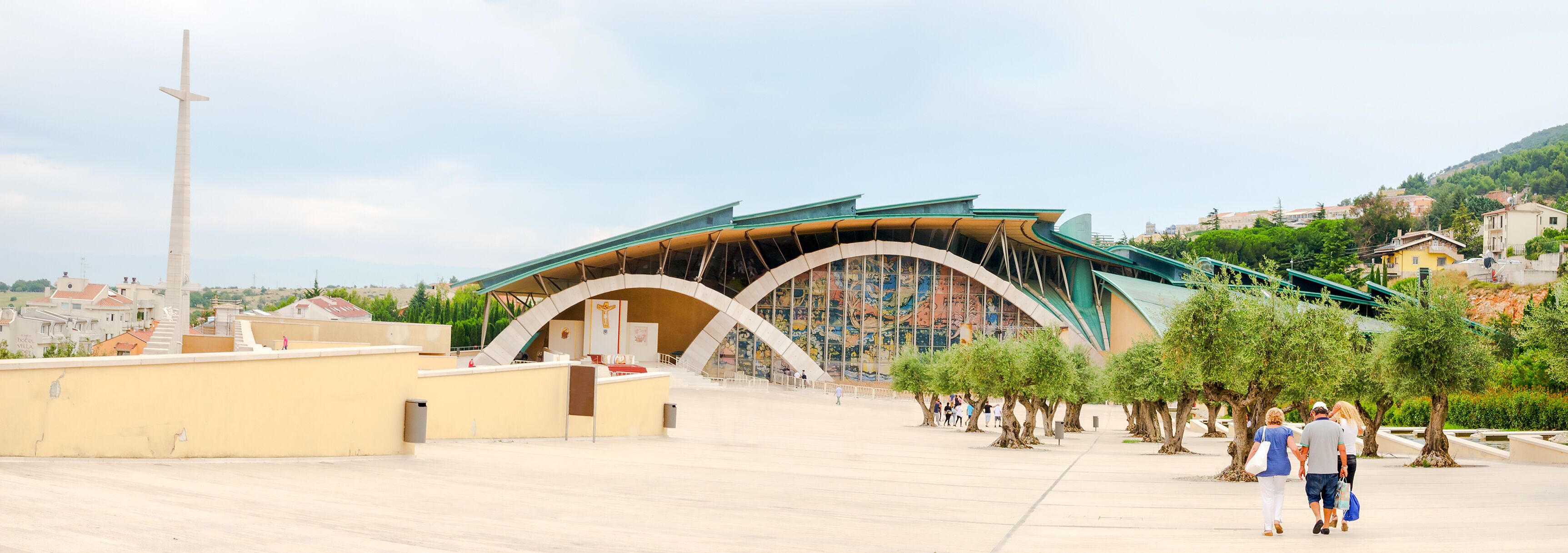 the exterior of San Giovanni Rotondo new church