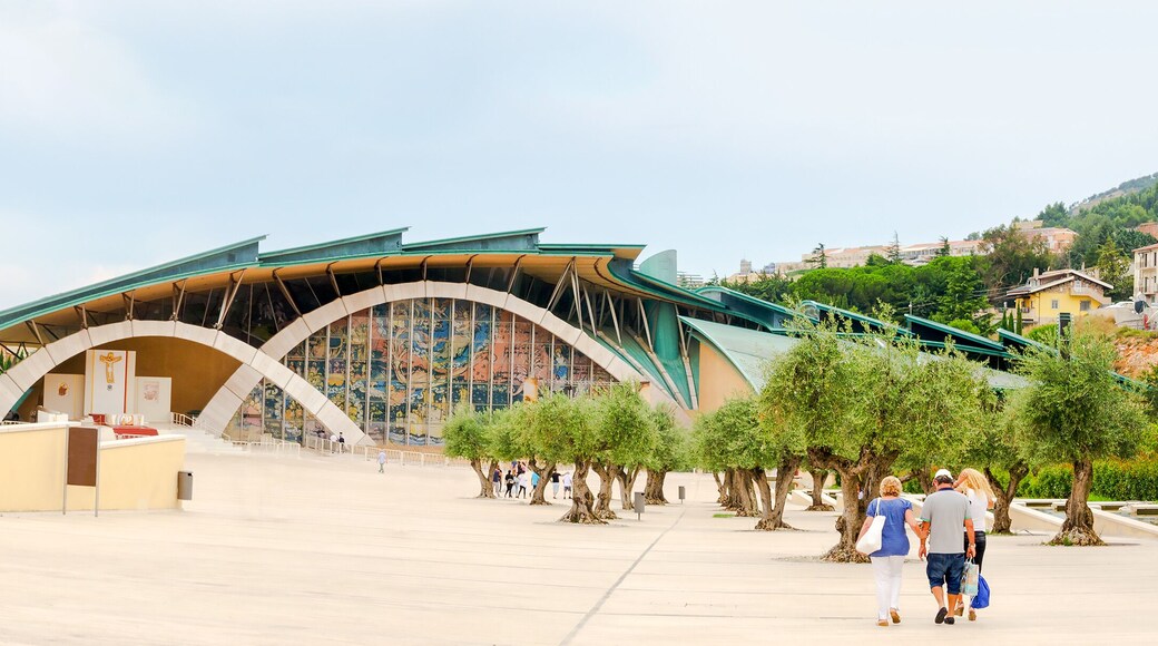the exterior of San Giovanni Rotondo new church