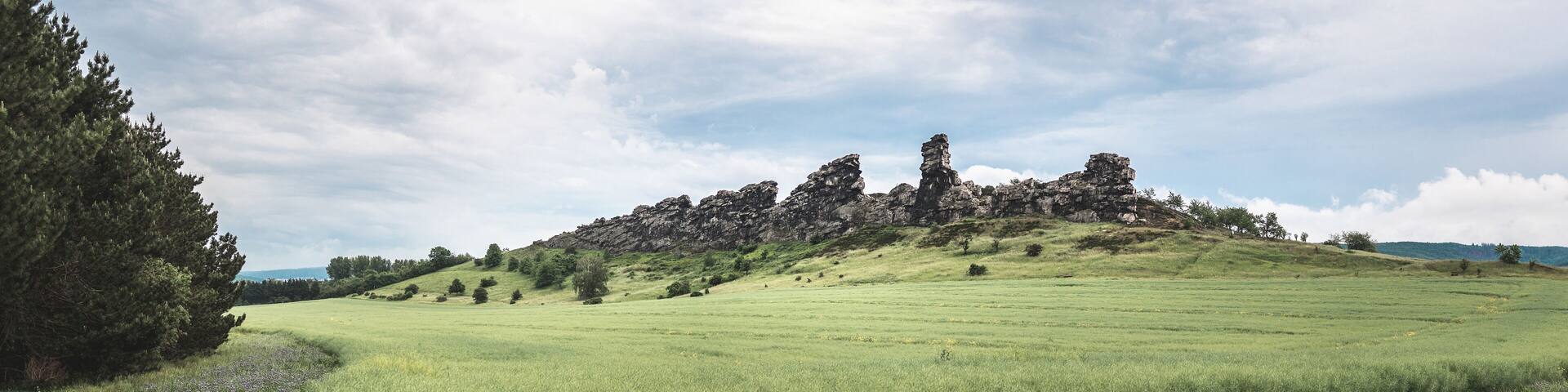 Teufelsmauer Thale im Harz Panorama