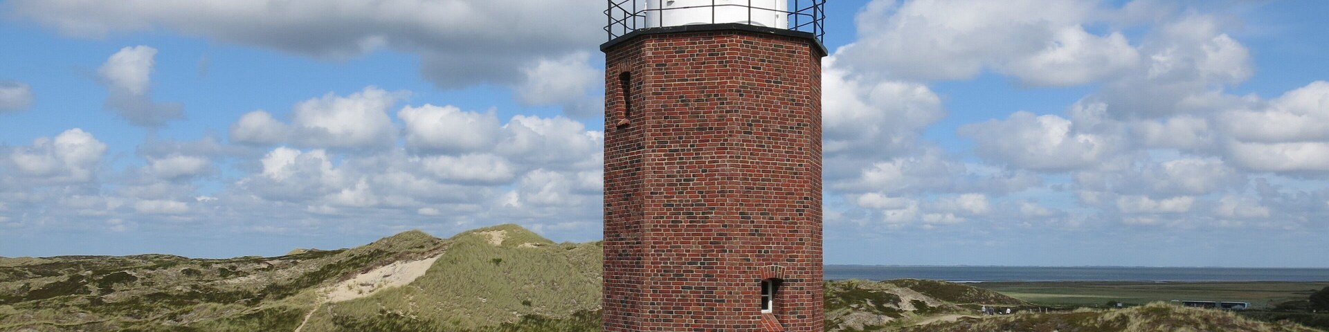 Rotes Kliff lighthouse on the island of Sylt