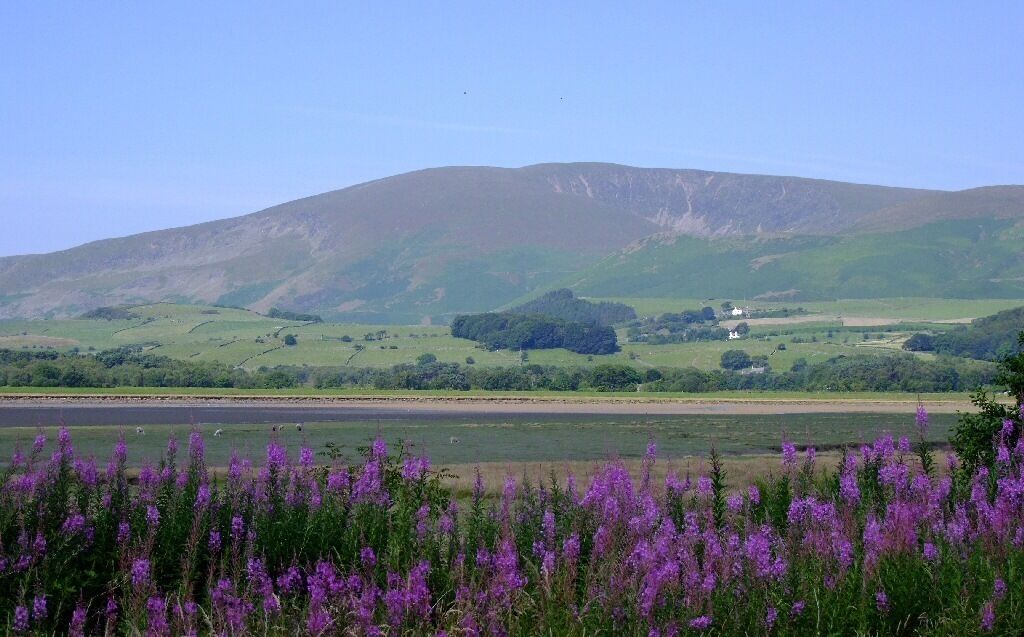 Black Combe, seen across the Duddon Estuary from Foxfield, Cumbria