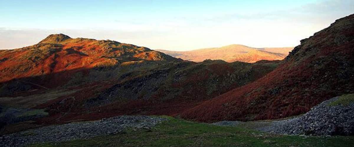 Stickle Pike from Brown Haw Early morning light.