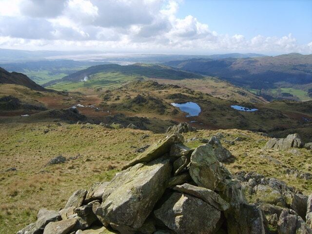 Tarn Hill Looking over Dunnerdale Fells from the top