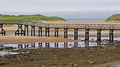 Bridge to Lossiemouth beach