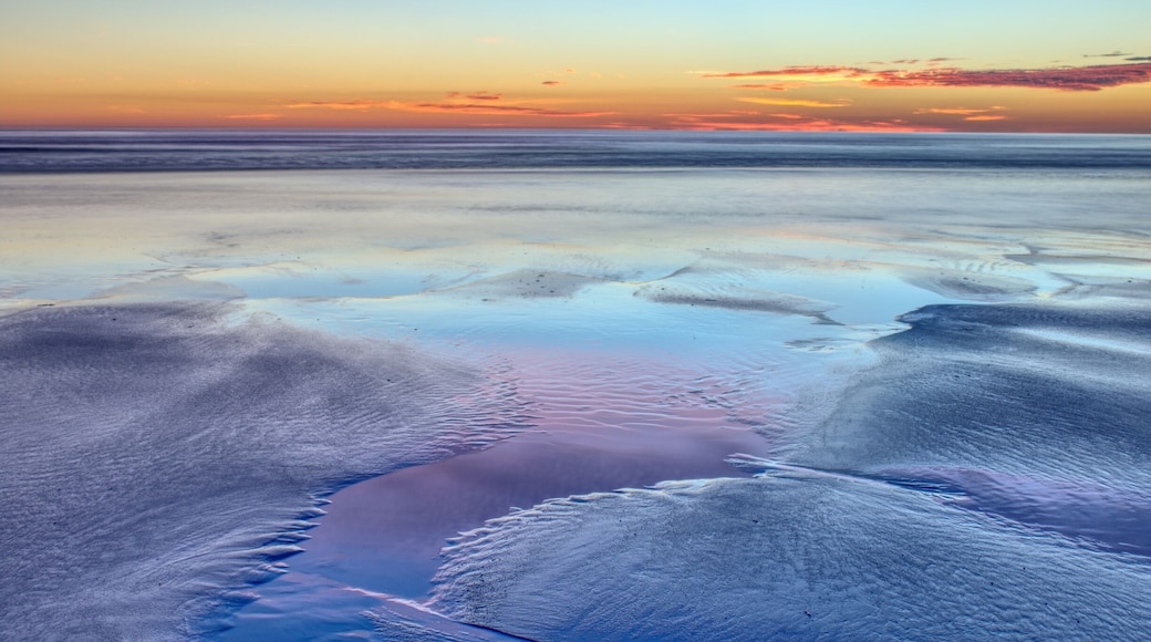 Sun rise on Lossiemouth beach