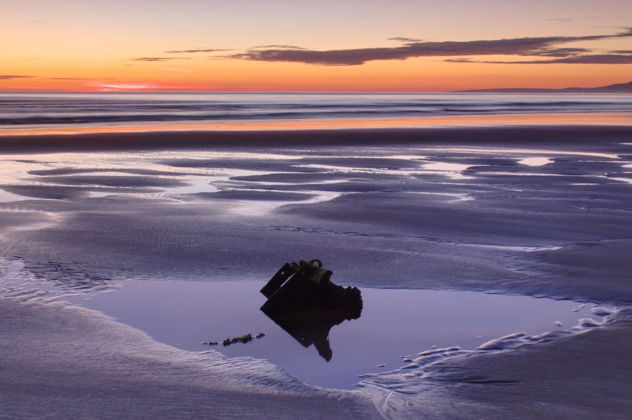 Sunrise on Lossiemouth beach