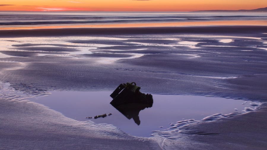Sunrise on Lossiemouth beach