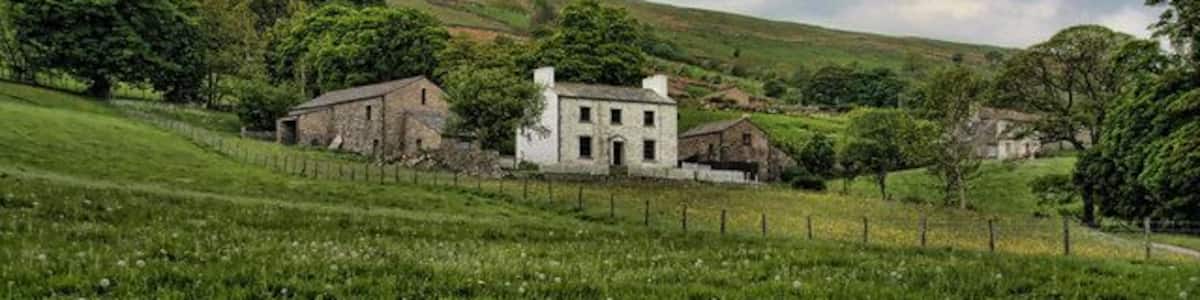Allen Haw Allen Haw Farm with Broadmire Farm in the background.
