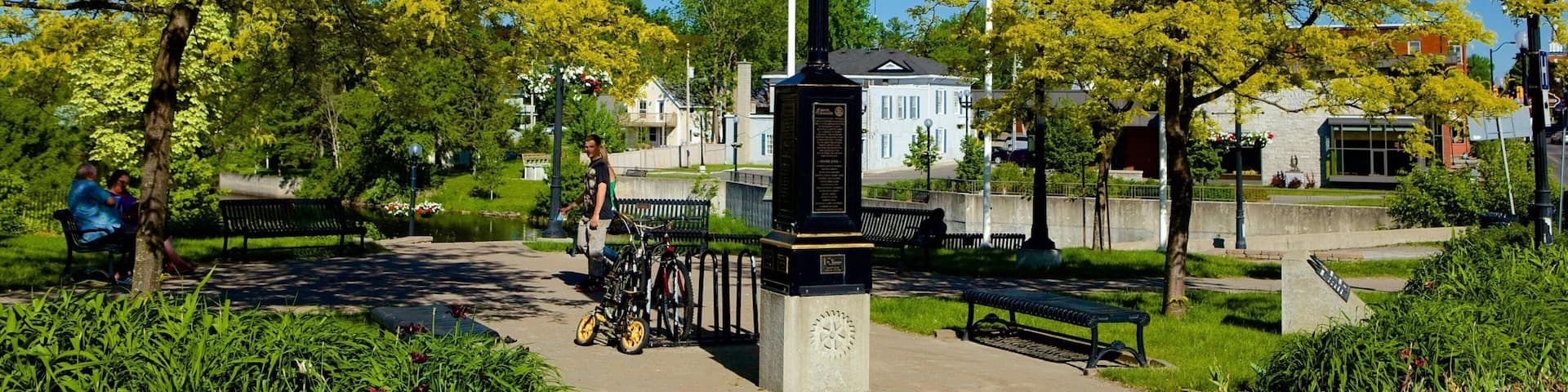 Kemptville og byder på en have