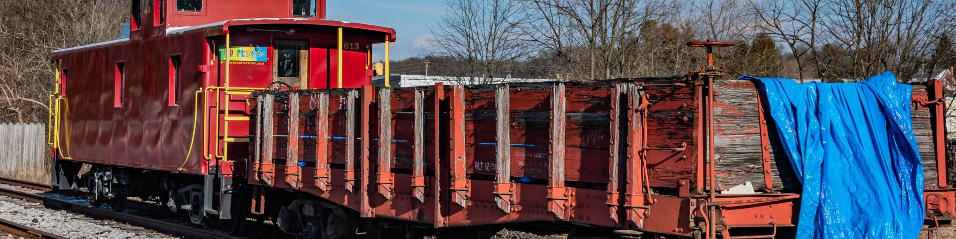 Historic Rolling Stock, New Freedom, Pennsylvania USA, New Freedom, Pennsylvania