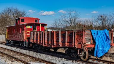 Historic Rolling Stock, New Freedom, Pennsylvania USA, New Freedom, Pennsylvania
