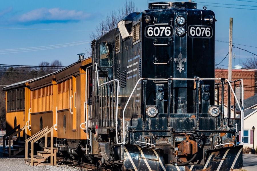 Steam Into History Excursion Train Ready to Go! New Freedom, Pennsylvania, USA