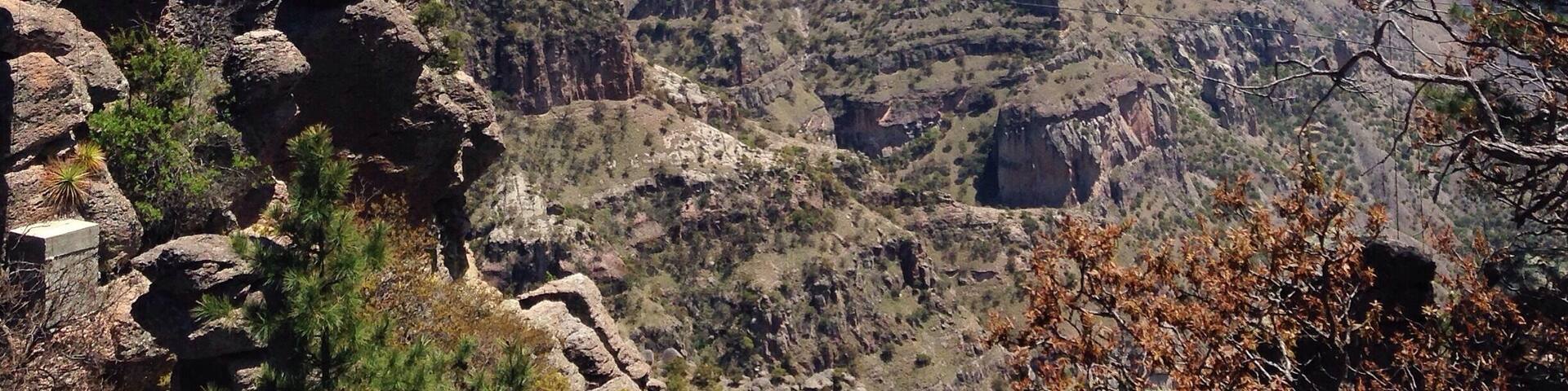 Just 3 Minutes from the Chepe Train Station Divisadero you'll find this little suspension bridge with a stunning copper canyon view! www.woanderssein.com