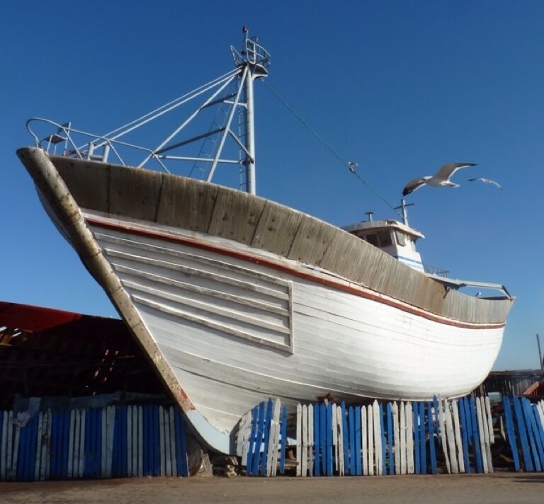 Essaouria fishing boat