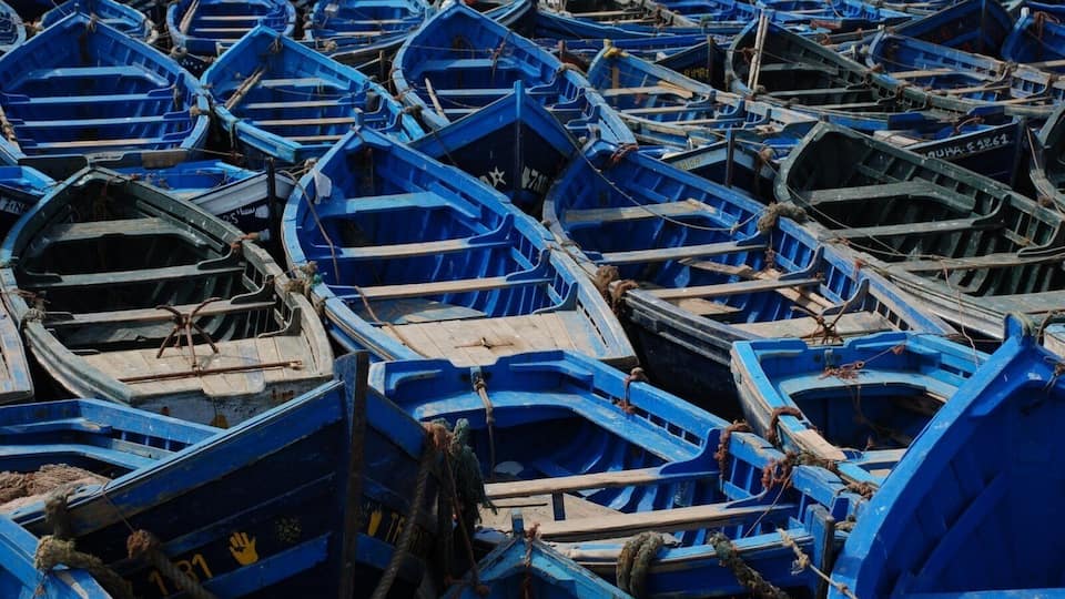 Blue Boats