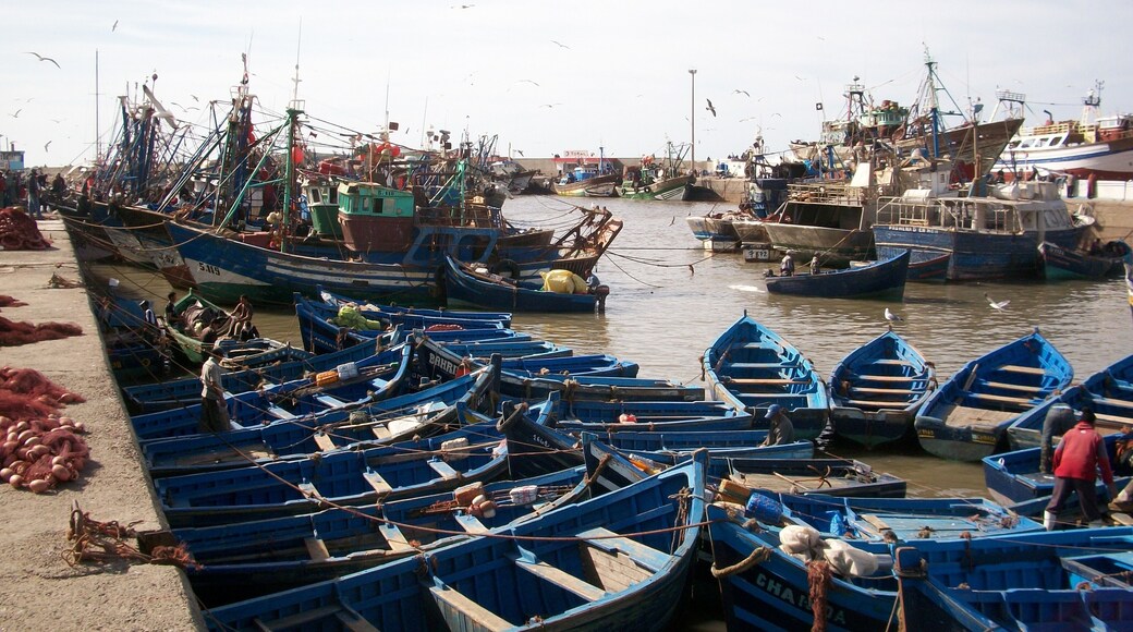 The harbour at Essaouria