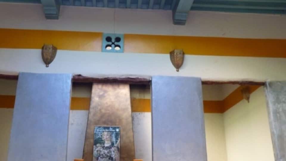 Courtyard restaurant in the Medina