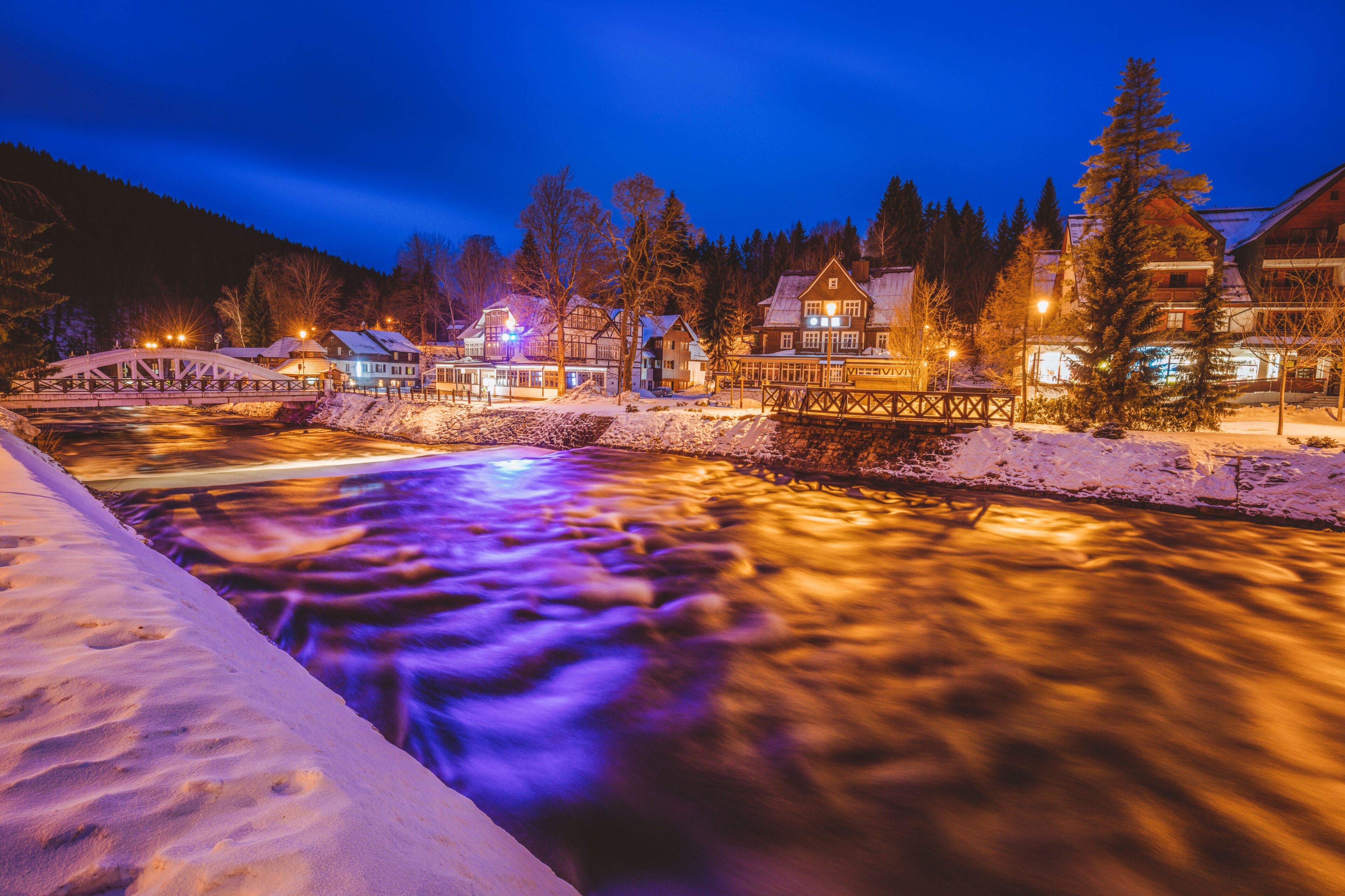 Elbe River in Spindleruv Mlyn