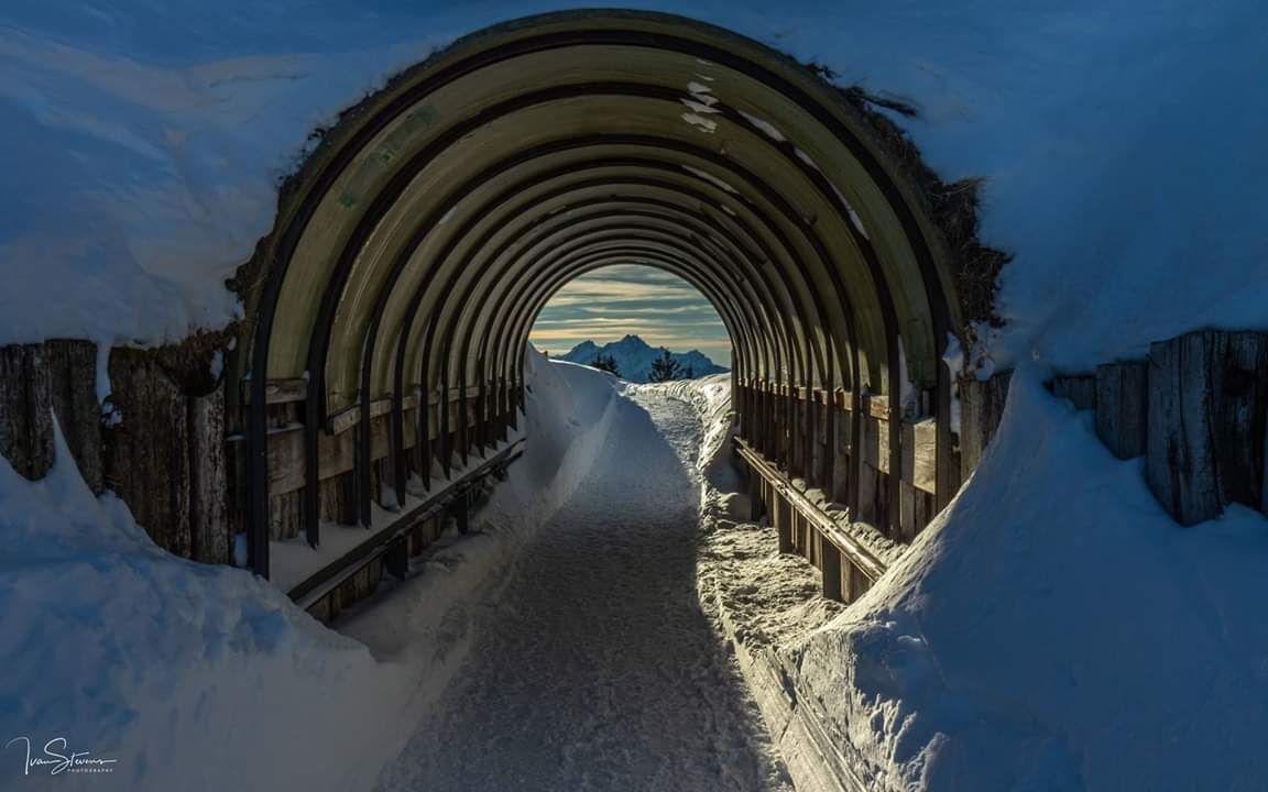 This image was taken while walking to the spa hotel Rigi Kaltbad, near sunset.  Beautiful place....