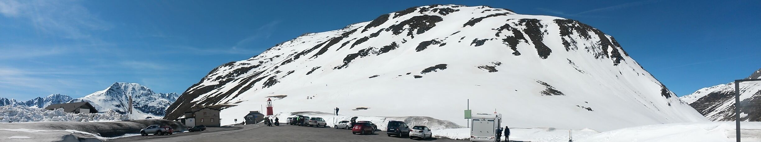 Panoramic view on the top