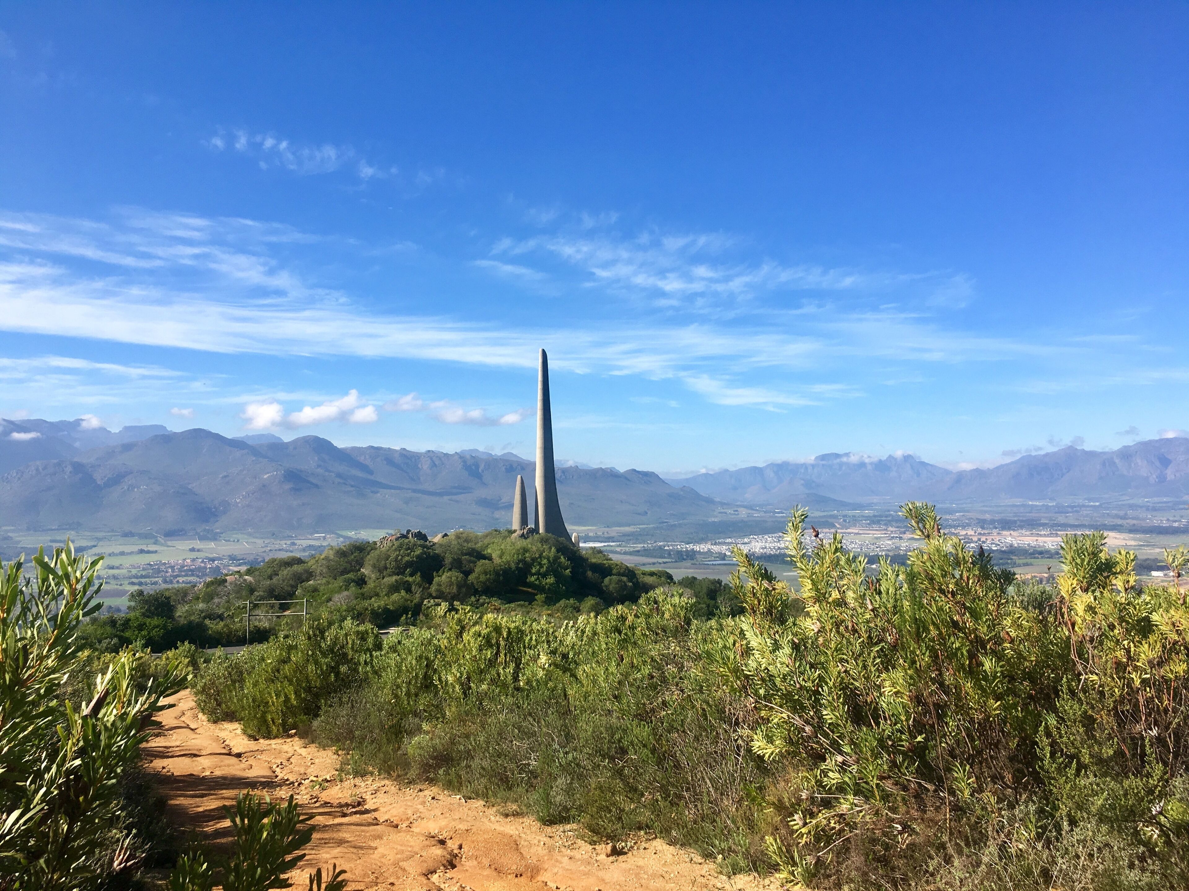 The Afrikaans monument. An homage to the language and where it comes from