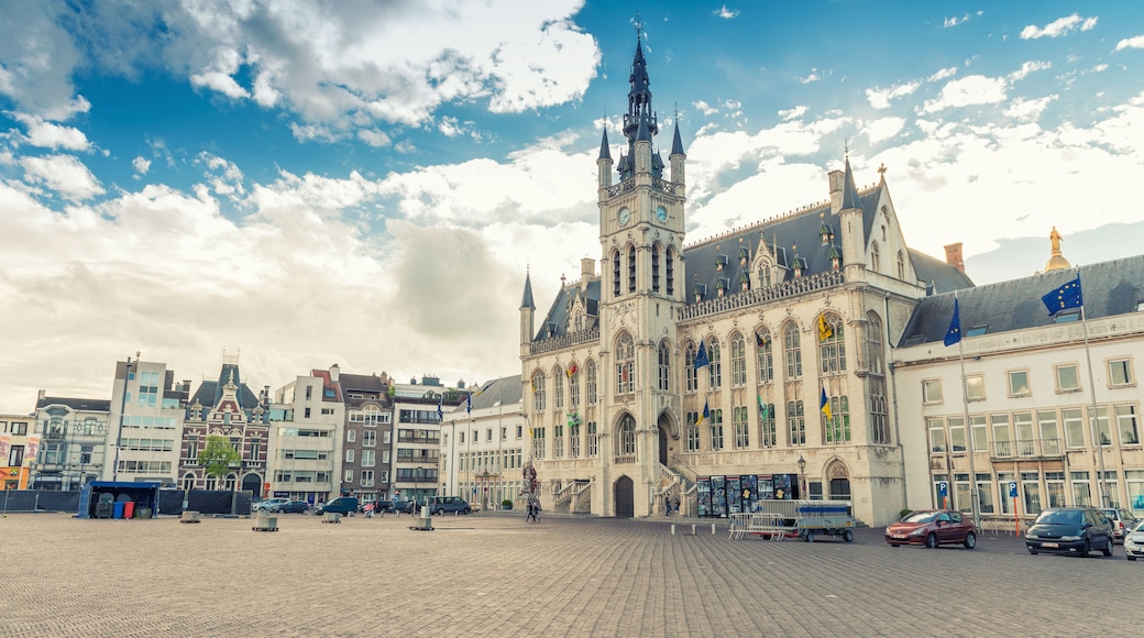 SINT NIKLAAS, BELGIUM, MAY 3, 2013: Town Hall of Sint-Niklaas an