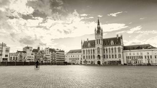 SINT NIKLAAS, BELGIUM, MAY 3, 2013: Town Hall of Sint-Niklaas an