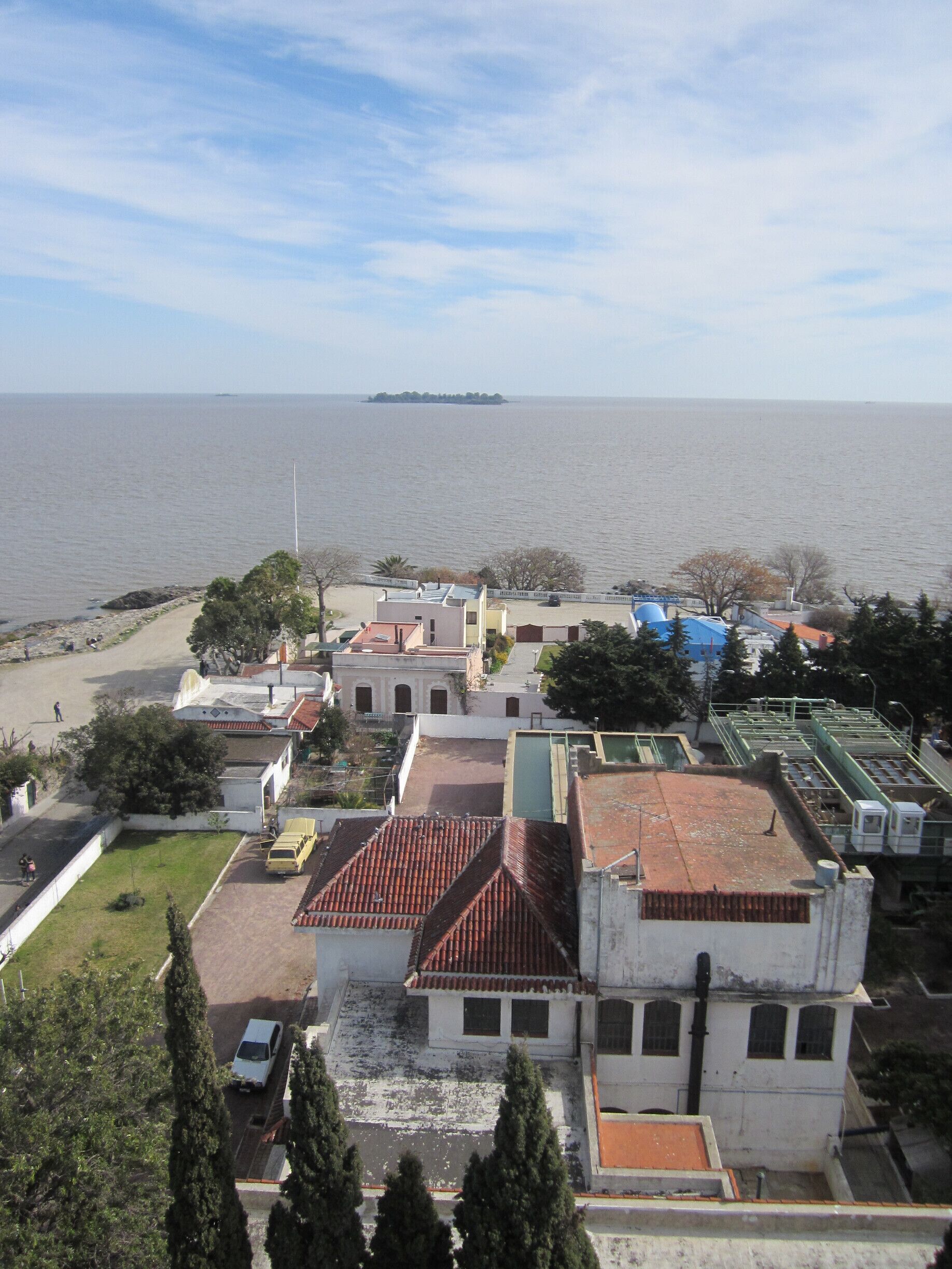 View from the lighthouse in Colonia.
