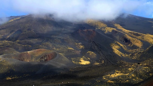 Ätna - wolkenverhangen