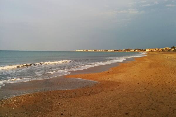 A beach in Denia