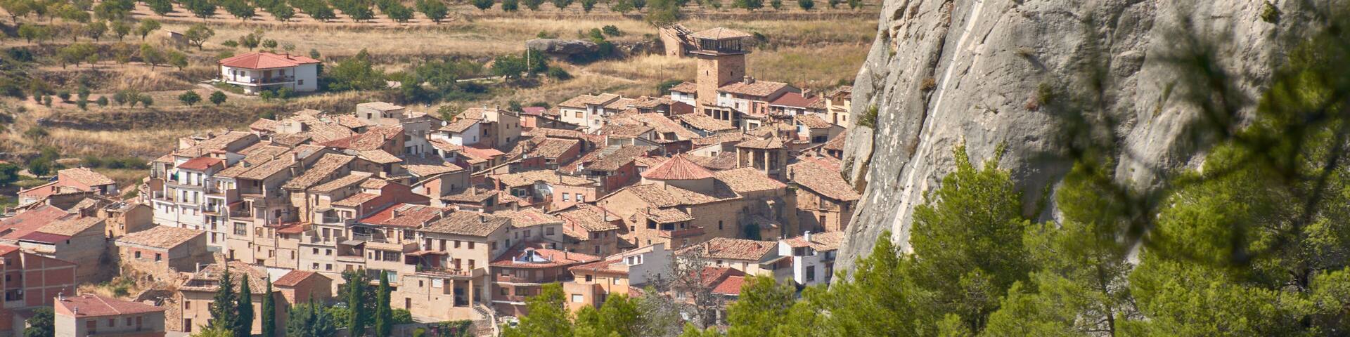 Fuentespalda, Teruel, from La Coveta de l'Aigua, a landscape that inspires peace and the authenticity of deep Spain