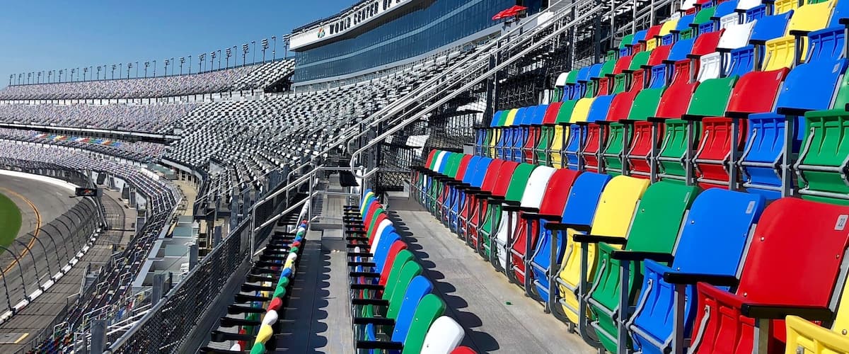 Taking a tour of this newly remodeled track and learning the history.