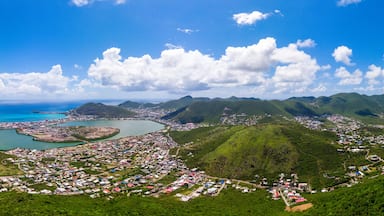 The caribbean island of St.maarten / st.martin cityscape
