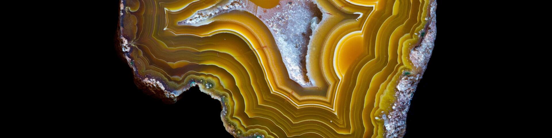 Banded Agate, Quartzsite, AZ.