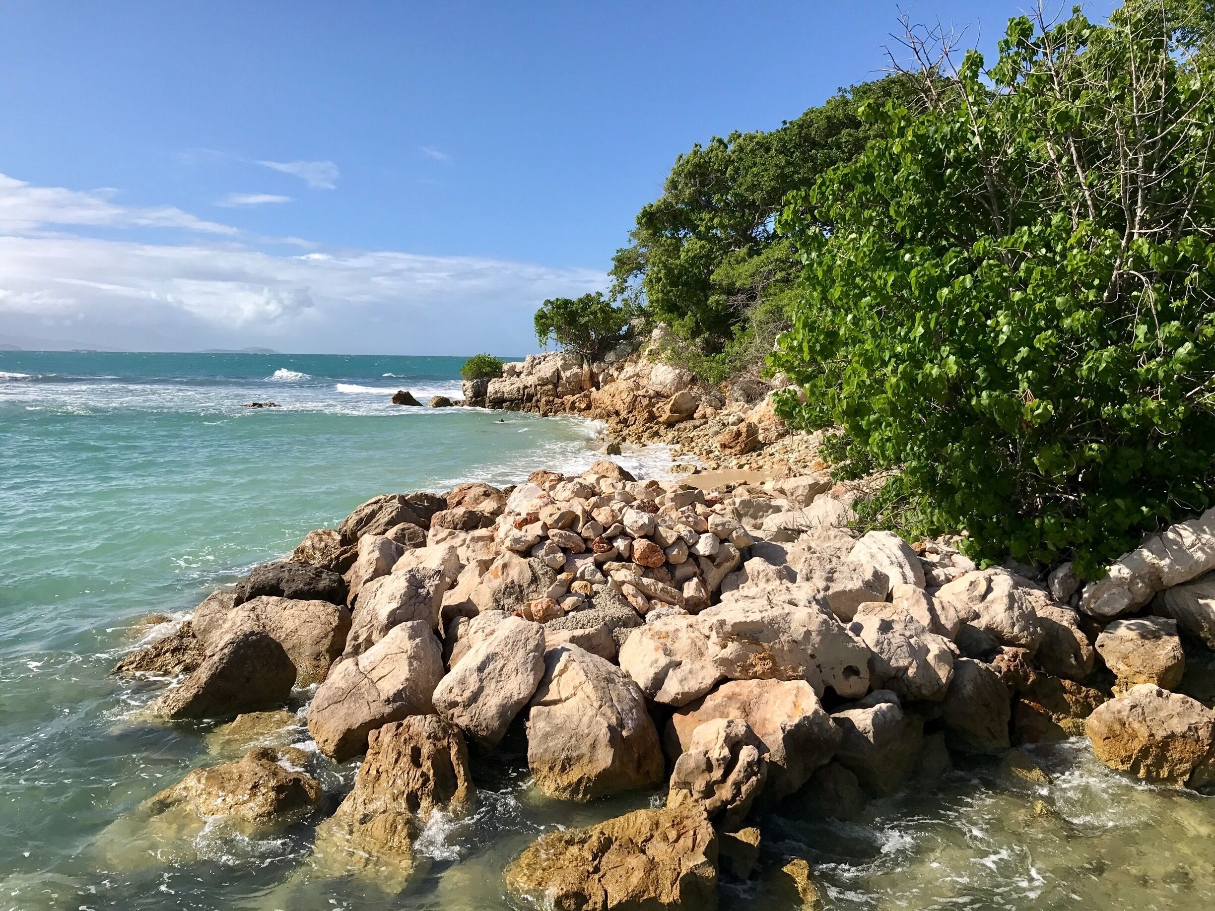 Hanging out a beautiful beach in Haiti..,