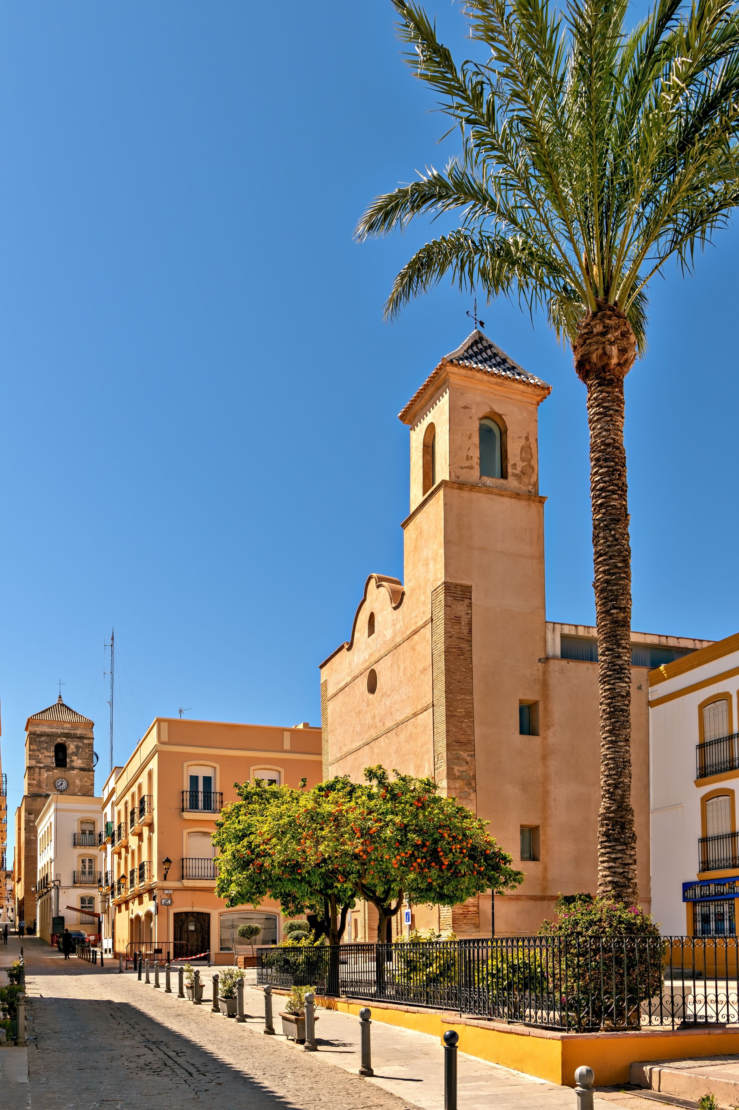 Cityscape of the Mediterranean city of Vera in the province of Almeria, southern Spain.