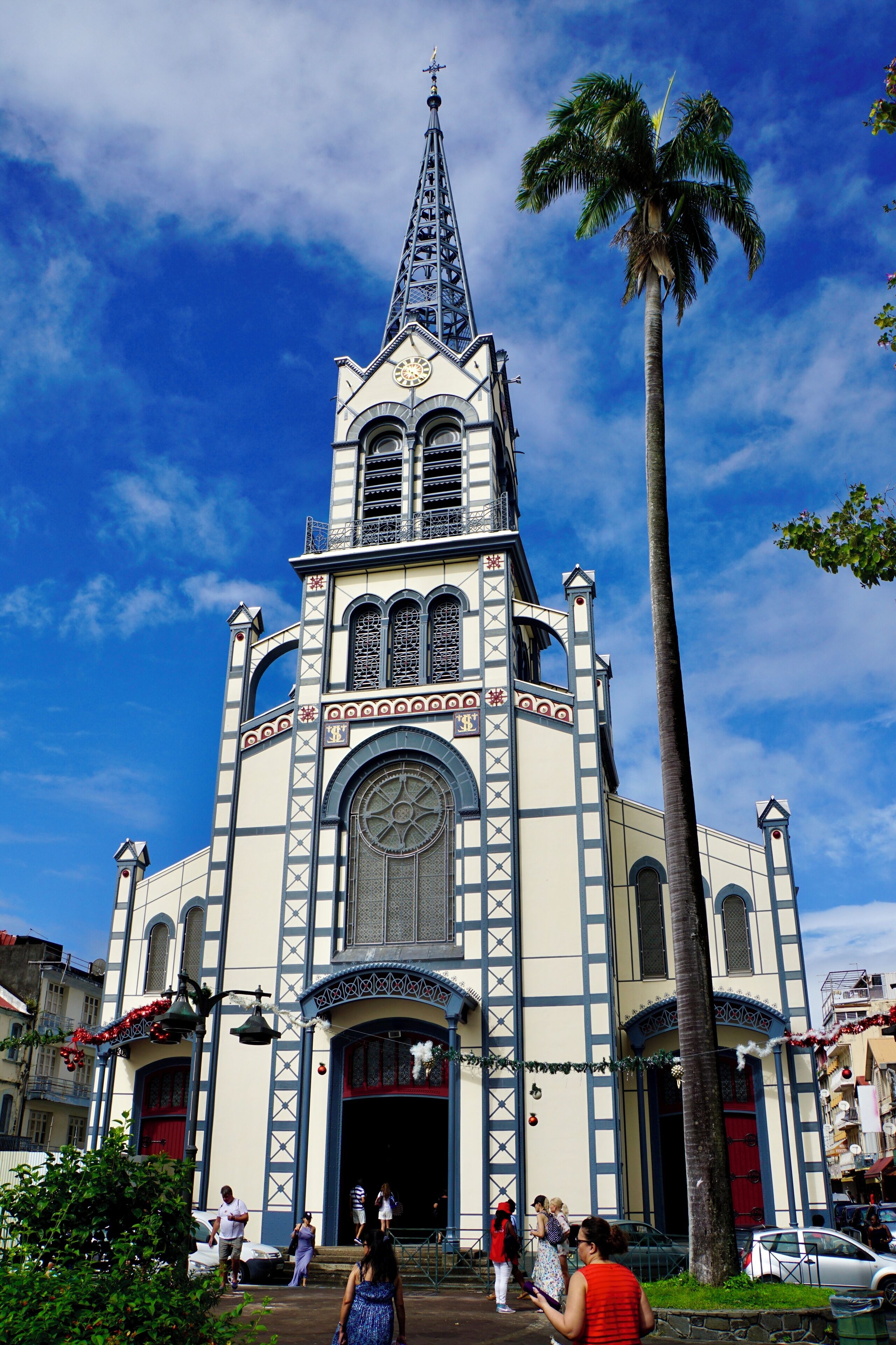 At the Cathedral of Fort de France, Martinique (Jan 2018).