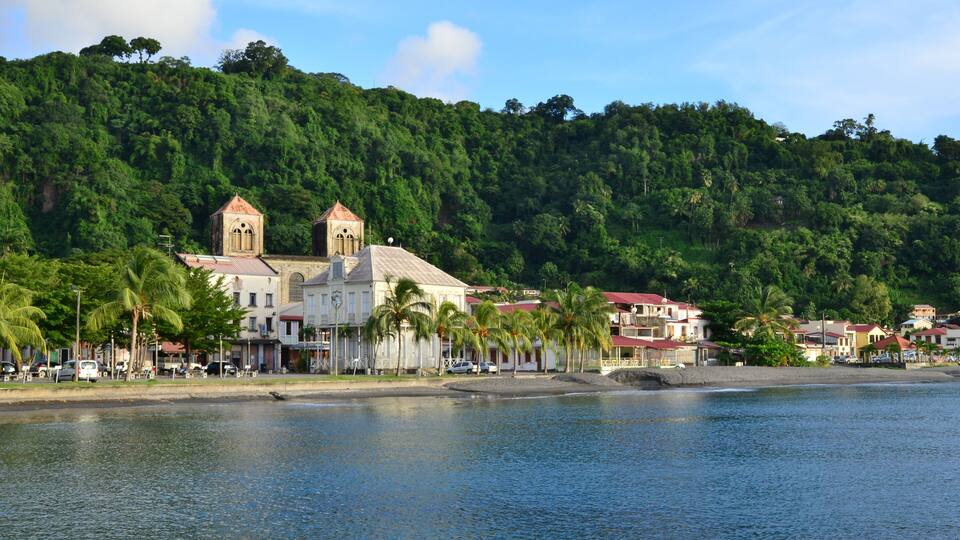Martinique, the picturesque city of Fort de France in West Indies ; Shutterstock ID 357030839