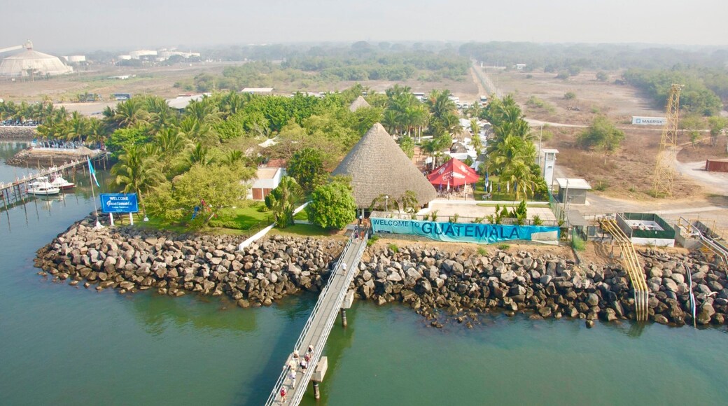 A bridge leading to Puerto Quetzal in Guatemala