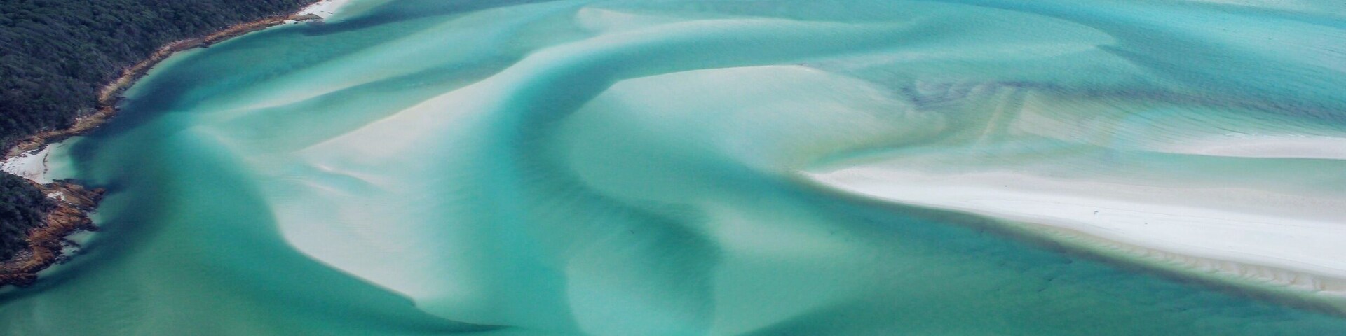 Such a dreamy landscape - Whitehaven Beach from above #beach #blue #ocean