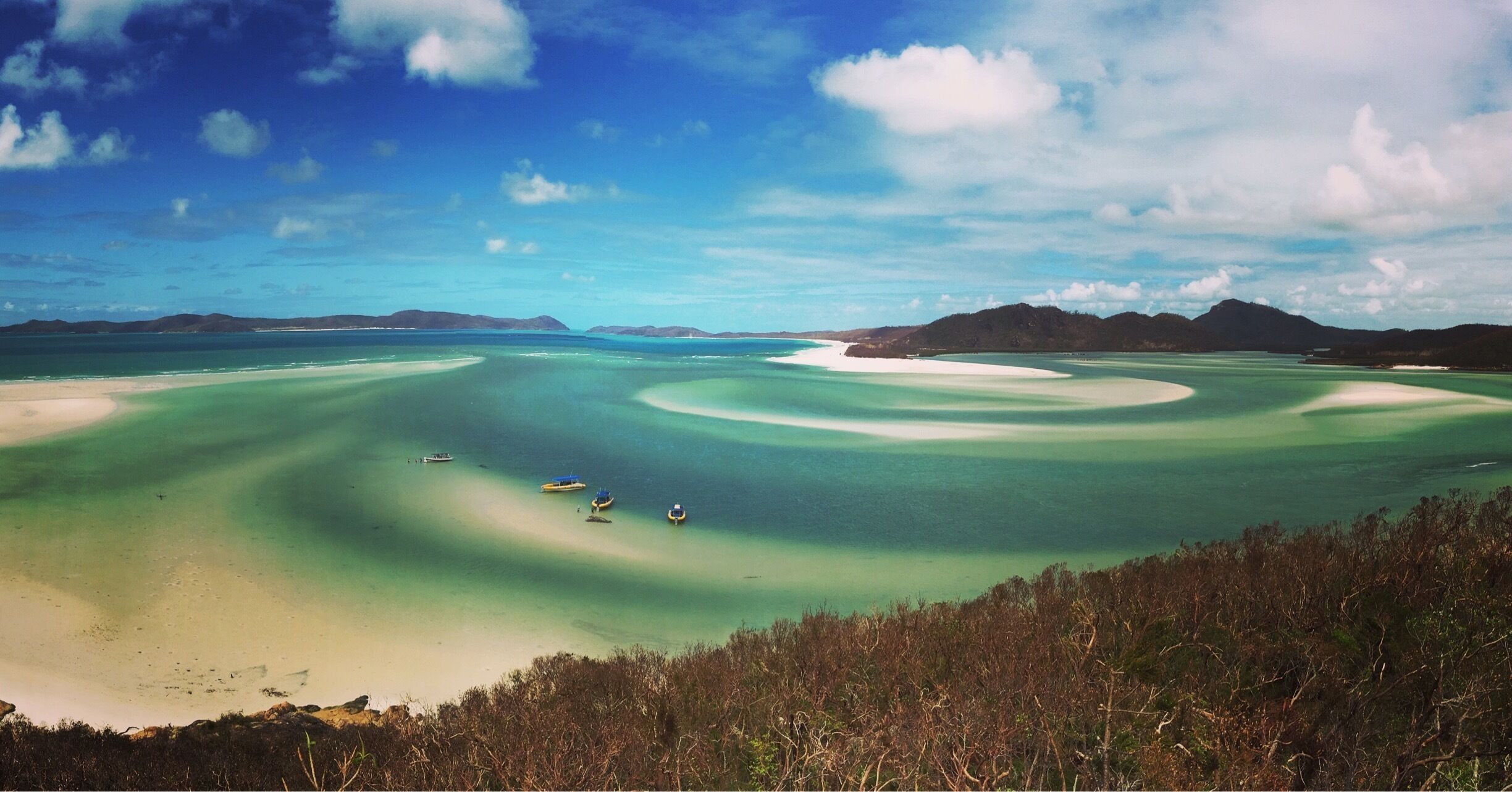 One of the most beautiful beaches on the planet. Whitehaven beach