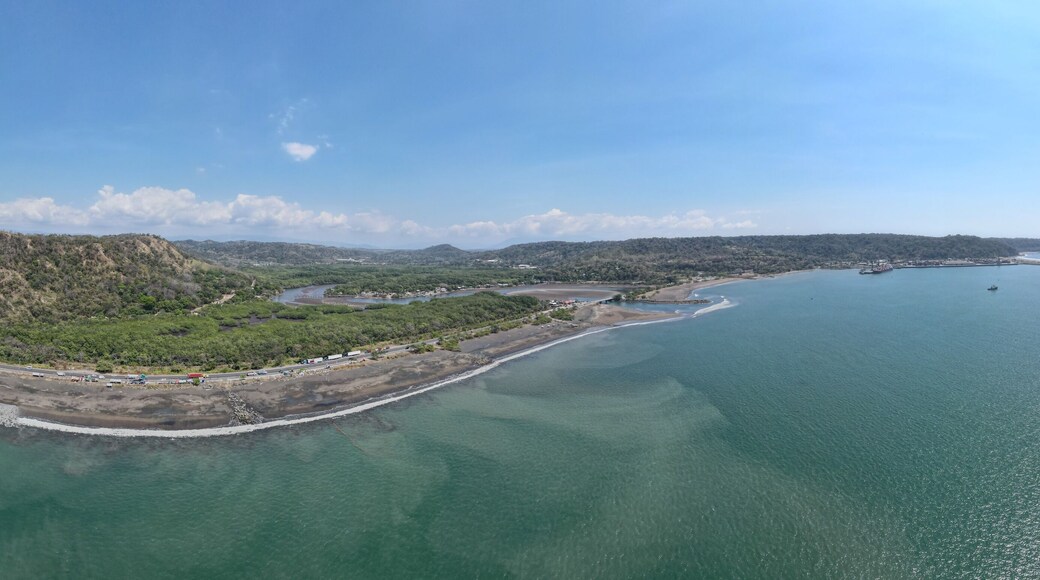 Aerial View of Puerto Caldera in Costa Rica
