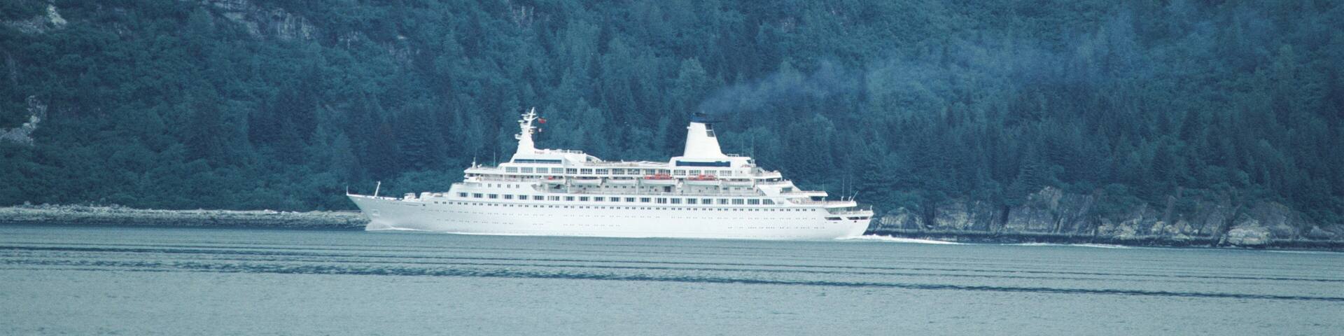 Cruise Ship in Glacier Bay, Alaska