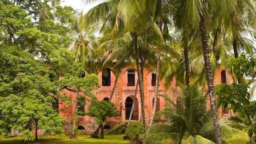 A building on Devils Island in French Guiana