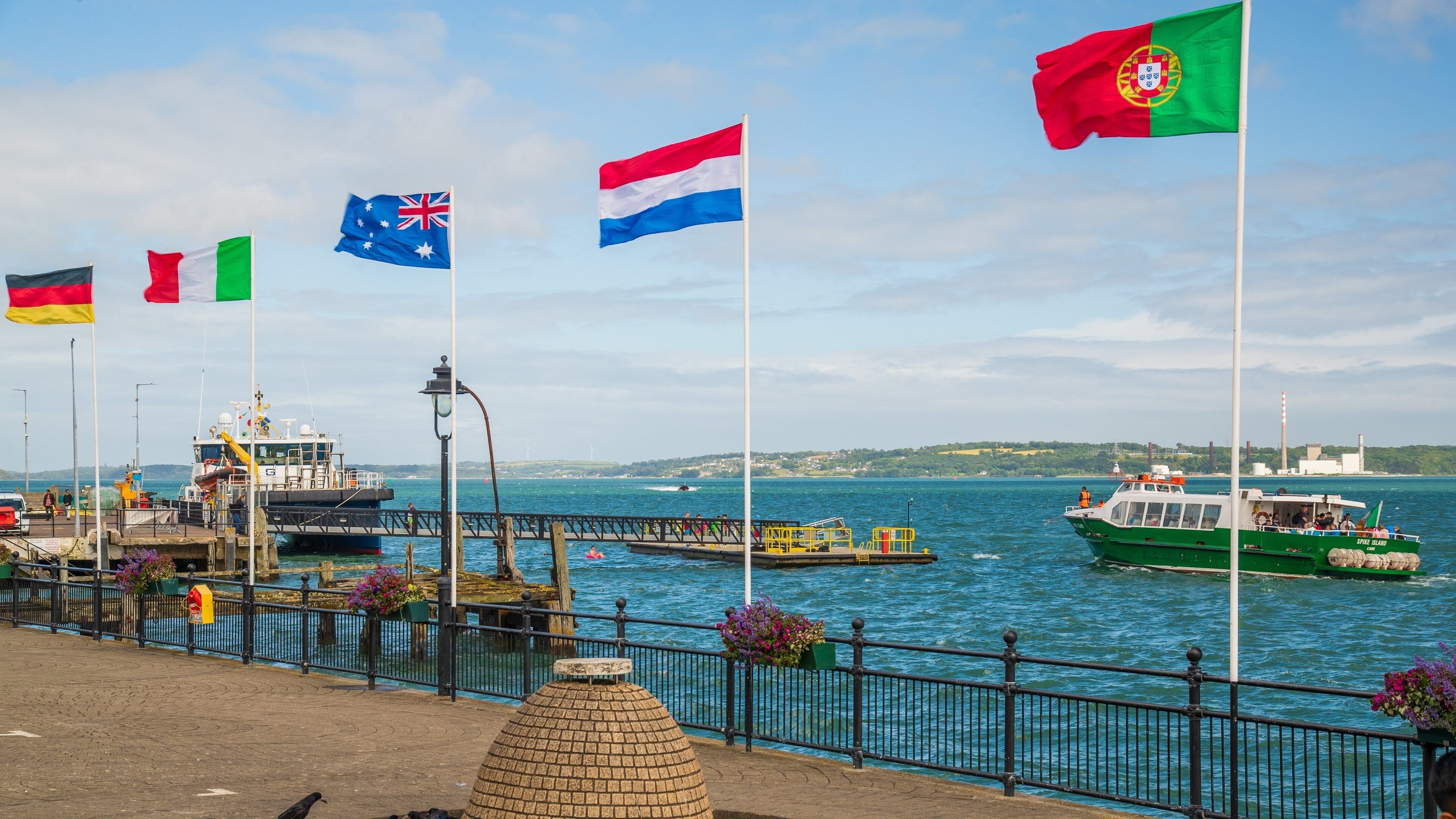 Cobh showing a bay or harbor